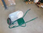 Limex Profi Schubkarre Bauschubkarre grün 100l Liter mit Bodenplatte **2.WAHL** 