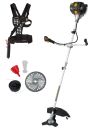 TEXAS Freischneider Rasentrimmer Motorsense Benzin 4 Takt BC358D Profi 3in1