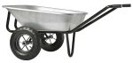 HAEMMERLIN Großmuldenkarre Zweirad Schubkarre Expert Twin Premium 150l 200kg