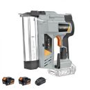 Batavia 2in1 Akku Tacker Nagler Elektrotacker Elektronagler 2x4Ah Akku+Ladeg.