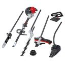 Scheppach 5in1 Benzin Gartenpflegeset Heckenschere Laubbläser Trimmer MTC42-5P