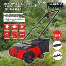 MATRIX elektro Vertikutierer Rasenlüfter Kombigerät 2in1 LSR 1400-320-2 *2.WAHL*