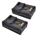 2x Batavia 7063554 Schnellladestation Ladegerät Schnelllader Fast Charger 4A