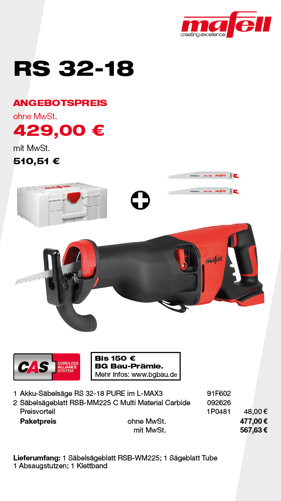 Akku Säbelsäge RS 32-18