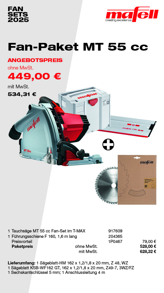 MT 55 cc mit Führungsschiene